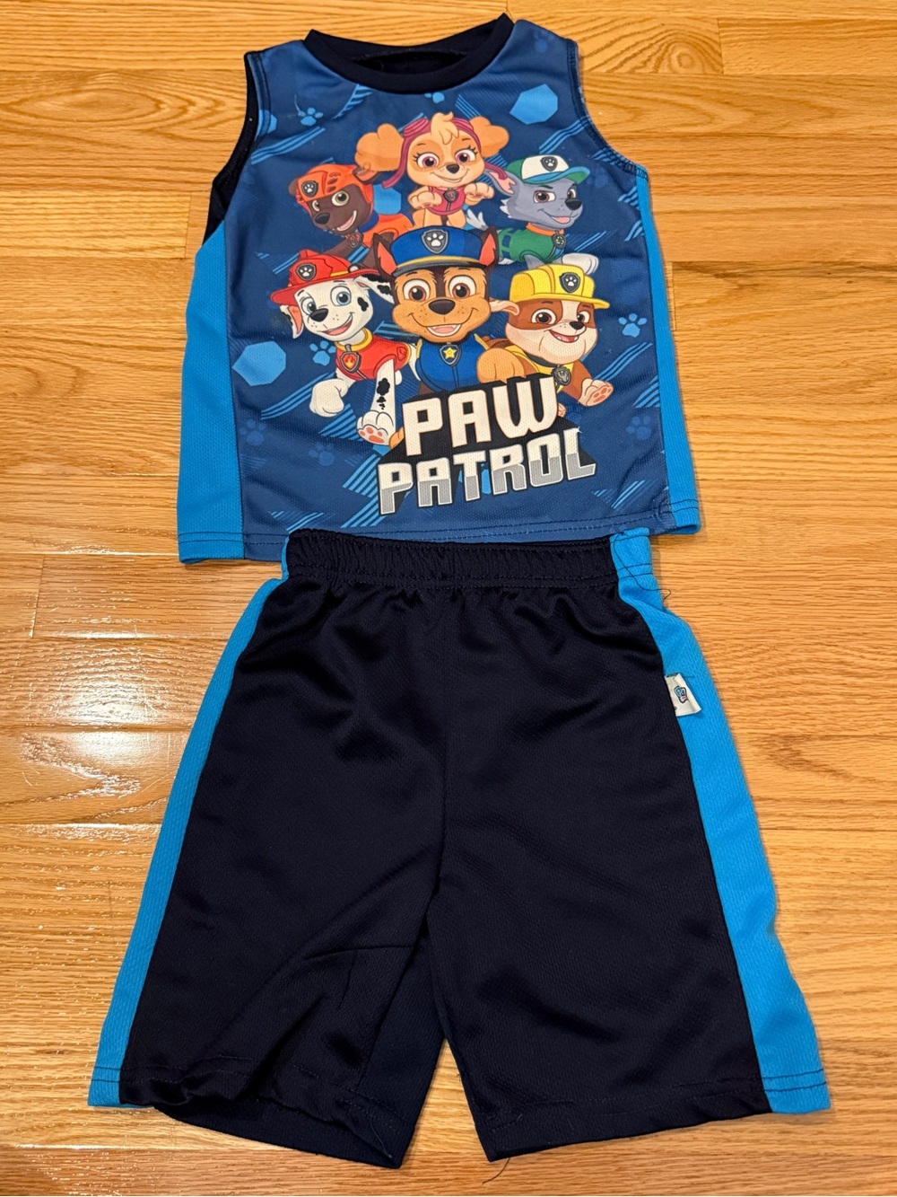 Nickelodeon Navy and Bright Blue Boys Tank & Shorts